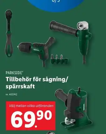 Lidl PARKSIDE Tillbehör för sågning/ spärrskaft erbjuda