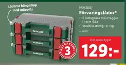 Lidl PARKSIDE Förvaringslådor* erbjuda