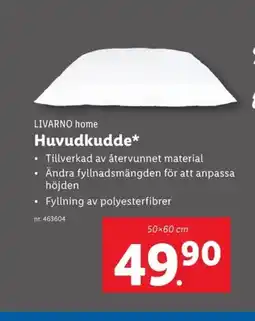 Lidl LIVARNO home Huvudkudde* erbjuda