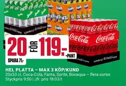 ÖoB Hel platta - max 3 köp/kund erbjuda