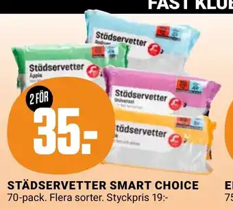 ÖoB Städservetter smart choice erbjuda