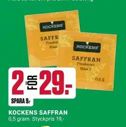 ÖoB KOCKENS saffran erbjuda