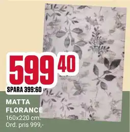 ÖoB Matta florance erbjuda