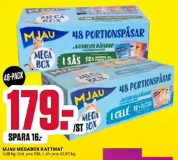 ÖoB MJAU megabox kattmat erbjuda