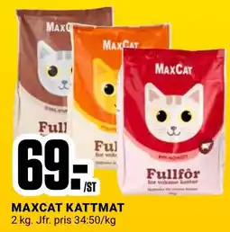 ÖoB MAXCAT kattmat erbjuda