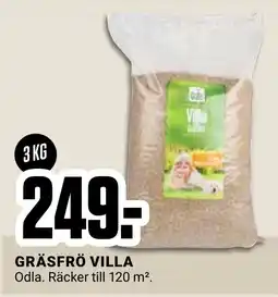 ÖoB ODLA Gräsfrö villa erbjuda