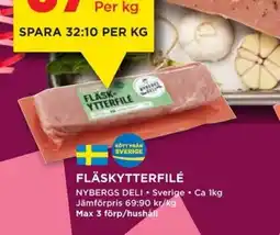 Willys NYBERGS DELI Fläskytterfilé erbjuda