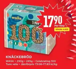Willys WASA Knäckebröd erbjuda