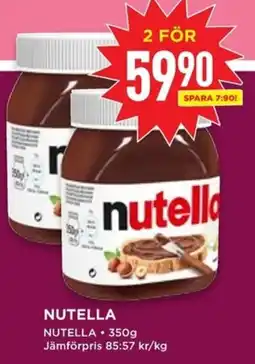 Willys NUTELLA erbjuda