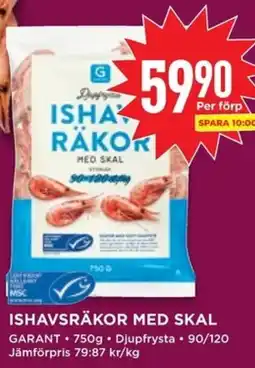Willys GARANT Ishavsräkor med skal erbjuda