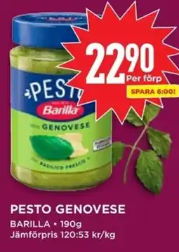 Willys BARILLA Pesto genovese erbjuda