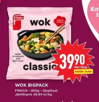 Willys FINDUS Wok bigpack erbjuda