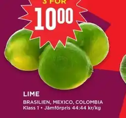 Willys Lime erbjuda