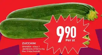 Willys Zucchini erbjuda