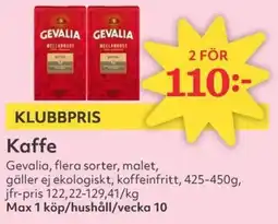 Hemköp GEVALIA Kaffe erbjuda