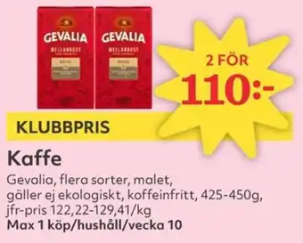 Hemköp GEVALIA Kaffe erbjuda