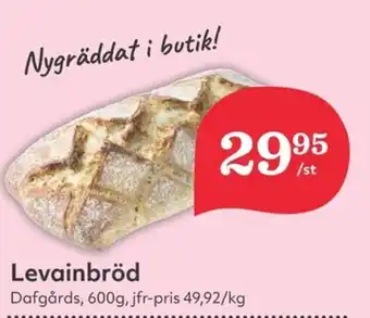 Hemköp DAFGARDS Levainbröd erbjuda