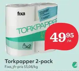 Hemköp FIXA Torkpapper 2-pack erbjuda