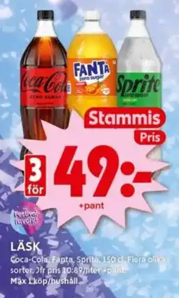 ICA Kvantum COCA-COLA Läsk erbjuda