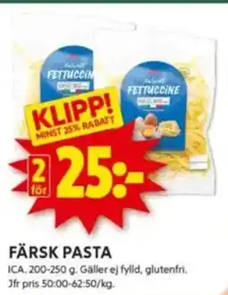 ICA Kvantum ICA Färsk pasta erbjuda