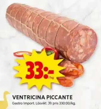 ICA Kvantum GASTRO IMPORT Ventricina piccante erbjuda