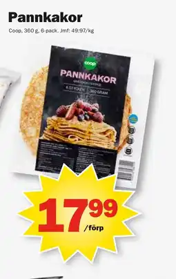 Pekås COOP Pannkakor erbjuda