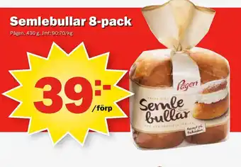 Pekås PAGEN Semlebullar 8-pack erbjuda