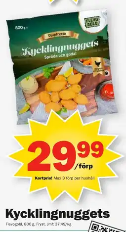 FLEVOGOLD Kycklingnuggets