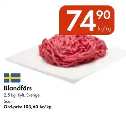 Snabbgross SCAN Blandfärs erbjuda