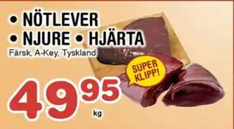 Nya Pulsen • NÖTLEVER • NJURE • HJÄRTA erbjuda