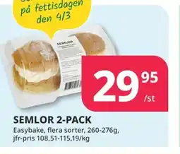 Tempo Semlor 2-pack erbjuda