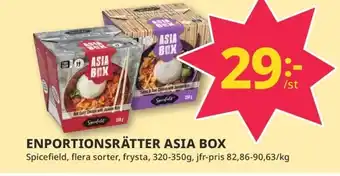 Tempo Enportionsrätter asia box erbjuda