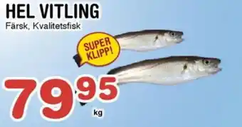 Nya Pulsen Hel vitling erbjuda