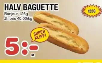 Nya Pulsen Halv baguette erbjuda