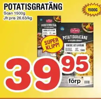 Nya Pulsen SCAN Potatisgratäng erbjuda