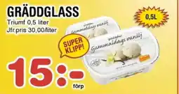 Nya Pulsen TRIUMF Gräddglass erbjuda