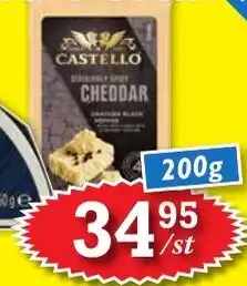 T-jarlen Castello dessert ostar black erbjuda