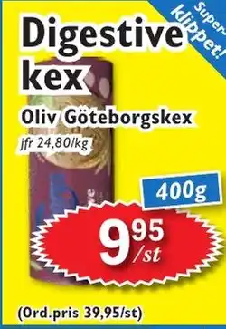 T-jarlen Digestive kex erbjuda