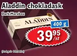 T-jarlen Aladdin chokladask erbjuda