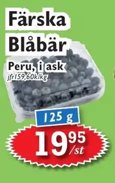 T-jarlen Färska blåbär erbjuda