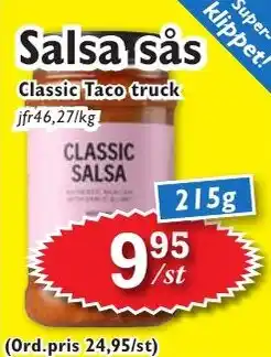 T-jarlen Salsa sås erbjuda