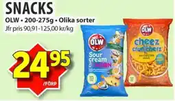 Matvärlden Tensta OLW Snacks erbjuda