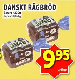 Matvärlden Tensta GARANT Danskt rågbröd erbjuda