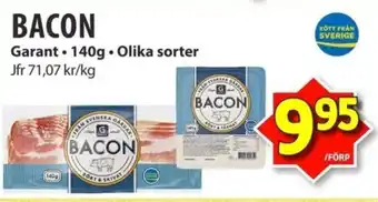 Matvärlden Tensta GARANT Bacon erbjuda