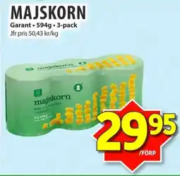 Matvärlden Tensta GARANT Majskorn erbjuda