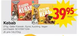 Matöppet Kebab erbjuda