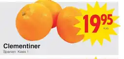 Matöppet Clementiner erbjuda