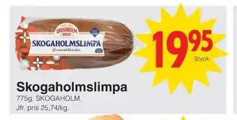 Matöppet SKOGAHOLM Skogaholmslimpa erbjuda