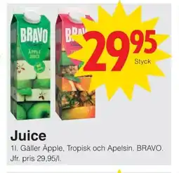 Matöppet BRAVO Juice erbjuda