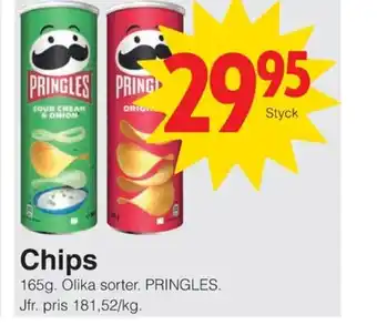 Matöppet Chips erbjuda